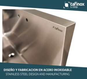Lavabos y lavamanos TFX de TAFINOX.